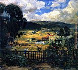 Joseph Kleitsch The Garden Fence painting